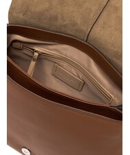 GIANNI CHIARINI HELENA ROUND Bolso bandolera con correa para el hombro, de piel. nueces - Bolsos Mujer - 5