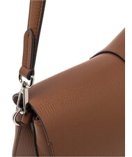 GIANNI CHIARINI HELENA ROUND Bolso bandolera con correa para el hombro, de piel. nueces - Bolsos Mujer - 6