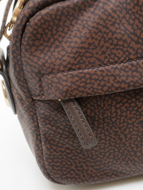 B-CLUB Minibolso de hombro chocolate - Bolsos Mujer