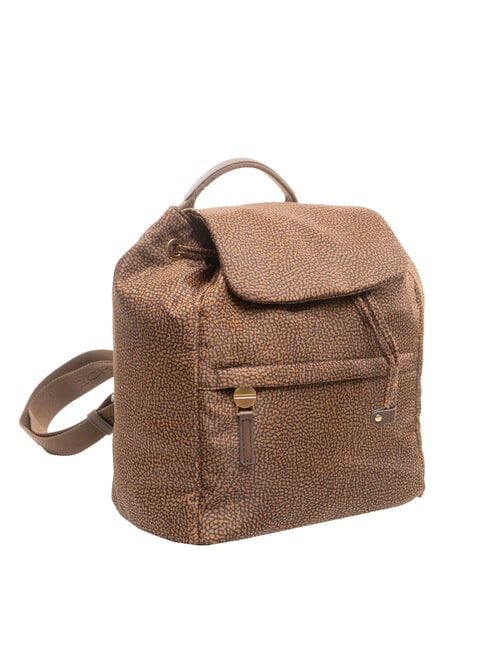 B-CLUB Mochila con bolsillo frontal casta&ntilde;a - Bolsos Mujer