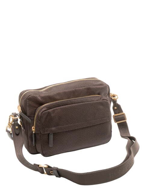 B-CLUB Bolso de hombro con correa para el hombro. chocolate - Bolsos Mujer