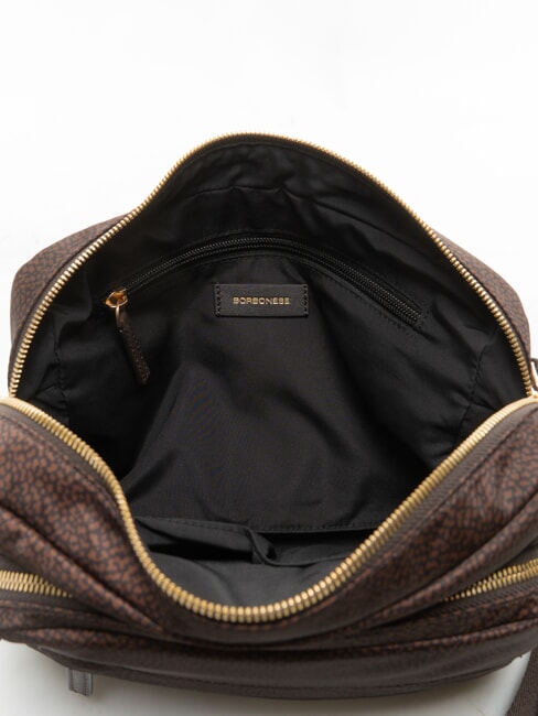 B-CLUB Bolso de hombro con correa para el hombro. chocolate - Bolsos Mujer