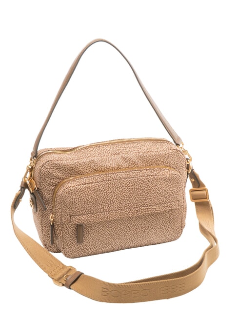 B-CLUB Bolso de hombro con correa para el hombro. beiger yegua - Bolsos Mujer