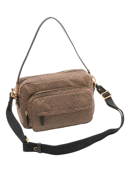 B-CLUB Bolso de hombro con correa para el hombro. OP / NATURAL / NEGRO - Bolsos Mujer