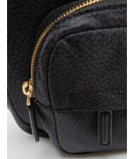 BORBONESE B-CLUB Bolso de hombro con correa para el hombro. negro oscuro - Bolsos Mujer - 3