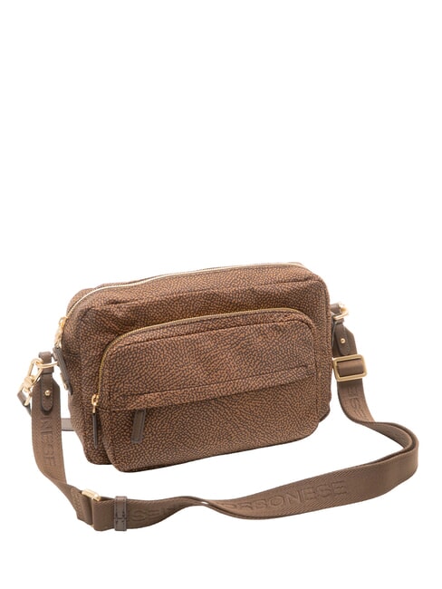 B-CLUB Bolso de hombro con correa para el hombro. casta&ntilde;a - Bolsos Mujer