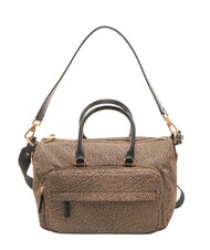 BORBONESE B-CLUB Bolso de mano con correa para el hombro. OP / NATURAL / NEGRO - Bolsos Mujer - 2