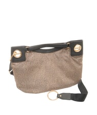 BORBONESE LONDON Bolso de mano con correa para el hombro. OP / NATURAL / NEGRO - Bolsos Mujer - 2