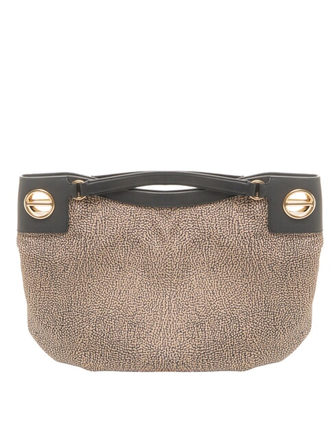 LONDON Bolso de mano con correa para el hombro. OP / NATURAL / NEGRO - Bolsos Mujer