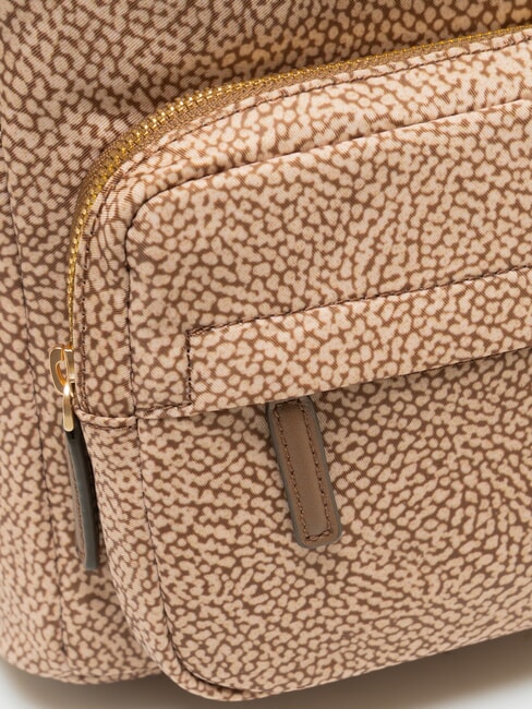 B-CLUB Mochila con bolsillo frontal beiger yegua - Bolsos Mujer