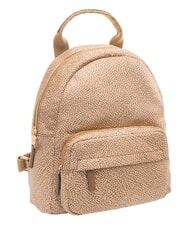 BORBONESE B-CLUB Mochila con bolsillo frontal beiger yegua - Bolsos Mujer - 4