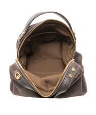 BORBONESE SEXY Bolso de mano con correa para el hombro. caf&eacute;"/&eacute;bano - Bolsos Mujer - 4