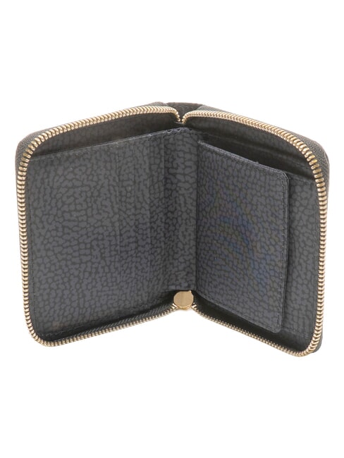 B-CLUB Cartera peque&ntilde;a con cremallera negro oscuro - Carteras Mujer