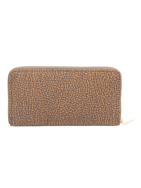 B-CLUB Cartera grande con cremallera. casta&ntilde;a - Carteras Mujer