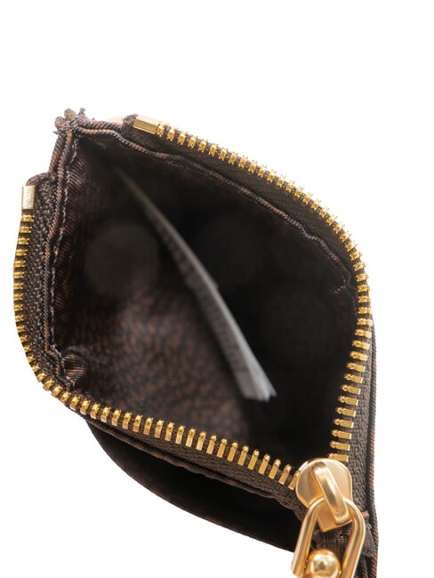 B-CLUB Tarjetero con monedero chocolate - Carteras Mujer