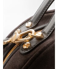 BORBONESE SEXY Bolso de mano con correa para el hombro. caf&eacute;"/&eacute;bano - Bolsos Mujer - 3