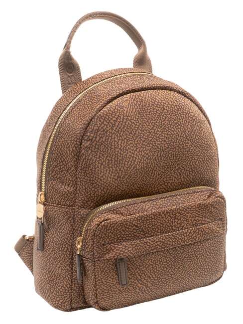 B-CLUB Mochila con bolsillo frontal casta&ntilde;a - Bolsos Mujer