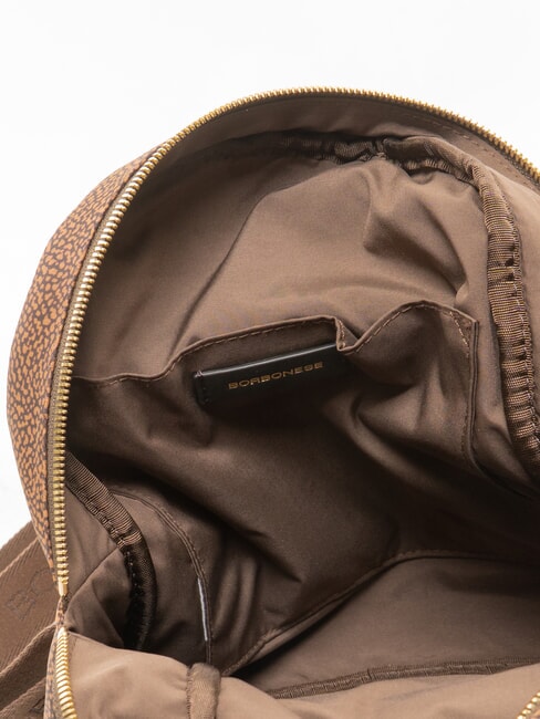 B-CLUB Mochila con bolsillo frontal casta&ntilde;a - Bolsos Mujer
