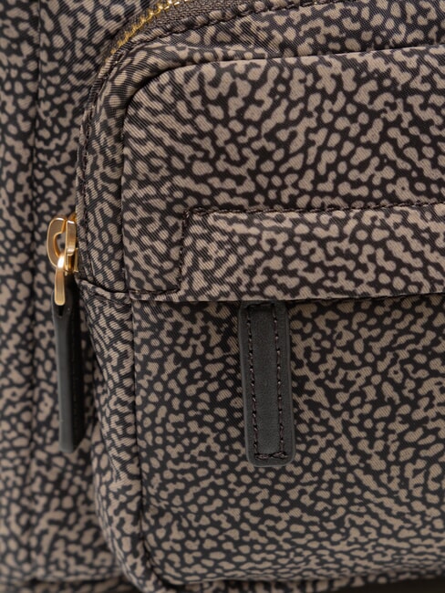 B-CLUB Mochila con bolsillo frontal alquitr&aacute;n - Bolsos Mujer