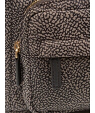 BORBONESE B-CLUB Mochila con bolsillo frontal alquitr&aacute;n - Bolsos Mujer - 3