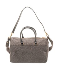 BORBONESE B-CLUB Bolso de mano con correa para el hombro. alquitr&aacute;n - Bolsos Mujer - 4