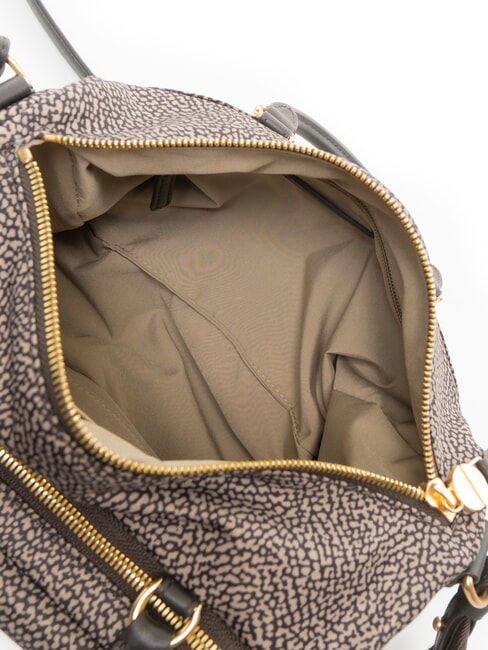 B-CLUB Bolso de mano con correa para el hombro. alquitr&aacute;n - Bolsos Mujer