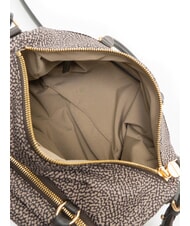 BORBONESE B-CLUB Bolso de mano con correa para el hombro. alquitr&aacute;n - Bolsos Mujer - 5