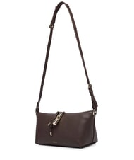 FURLA DEBBY Bolso de hombro de piel chocolate - Bolsos Mujer - 3