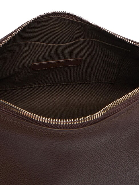 DEBBY Bolso de hombro de piel chocolate - Bolsos Mujer
