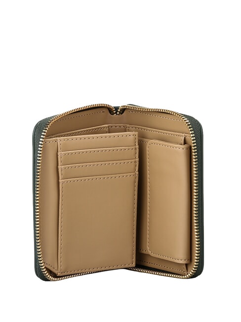 BOLD LOVE Cartera mediana con cremallera verde - Carteras Mujer