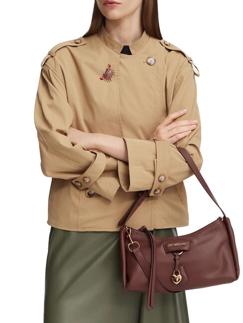 CHARMY Bolso de hombro con correa para el hombro. camello2 - Bolsos Mujer