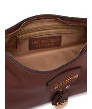 LOVE MOSCHINO CHARMY Bolso de hombro con correa para el hombro. camello2 - Bolsos Mujer - 5