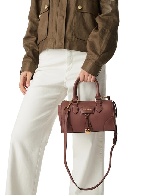 CHARMY Bolso de mano con correa para el hombro camello2 - Bolsos Mujer