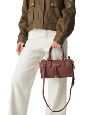 LOVE MOSCHINO CHARMY Bolso de mano con correa para el hombro camello2 - Bolsos Mujer - 2