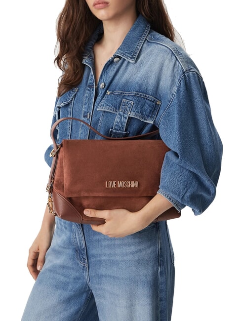 SIGNATURE ZIP Bolso de hombro ajustable camello2 - Bolsos Mujer