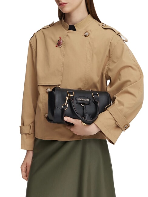 CHARMY Bolso de mano con correa para el hombro negro - Bolsos Mujer
