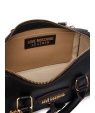 LOVE MOSCHINO CHARMY Bolso de mano con correa para el hombro negro - Bolsos Mujer - 5