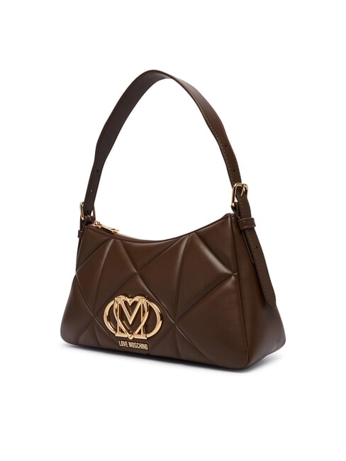 EMBOSSED QUILTED Bolso de hombro marr&oacute;n - Bolsos Mujer
