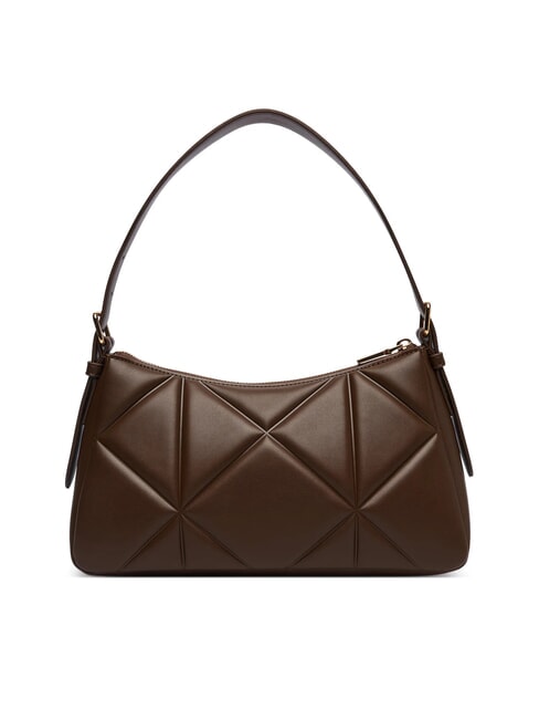 EMBOSSED QUILTED Bolso de hombro marr&oacute;n - Bolsos Mujer