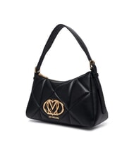 LOVE MOSCHINO EMBOSSED QUILTED Bolso de hombro negro - Bolsos Mujer - 3