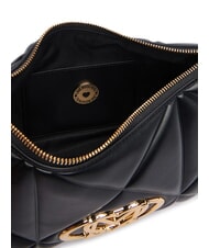 LOVE MOSCHINO EMBOSSED QUILTED Bolso de hombro negro - Bolsos Mujer - 5