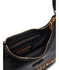 LOVE MOSCHINO TWIRL Bolso de hombro con correa para el hombro. negro - Bolsos Mujer - 5