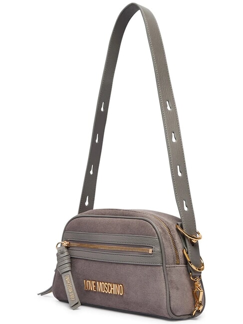 SIGNATURE ZIP Bolso de hombro ajustable gris/gris - Bolsos Mujer