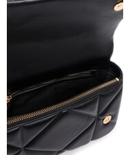 LOVE MOSCHINO EMBOSSED QUILTED Bolso de hombro con correa para el hombro. negro - Bolsos Mujer - 4
