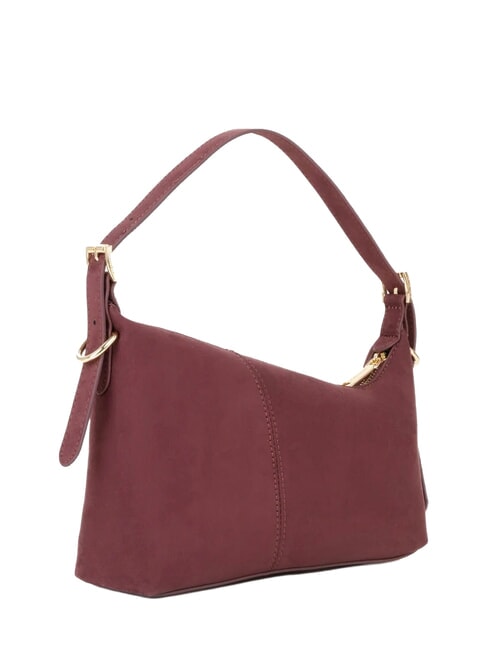 YUKI Bolso de hombro con correa para el hombro. Burdeos - Bolsos Mujer