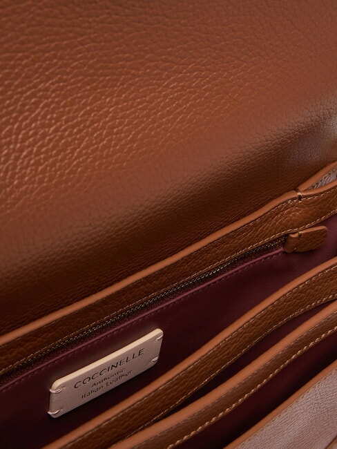 C-ME Bolso de hombro co&ntilde;ac - Bolsos Mujer