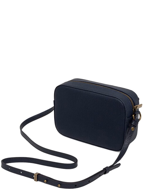 BEAT WAXED Minibolso de hombro azul medianoche - Bolsos Mujer