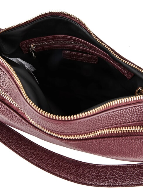 THAOE RE Bolso de hombro con correa para el hombro. Burdeos - Bolsos Mujer