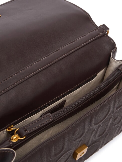 MANHATTAN Bolso de hombro marr&oacute;n oscuro - Bolsos Mujer