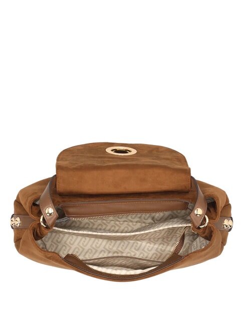 GERONA Bolso de mano con correa para el hombro. tabaco - Bolsos Mujer